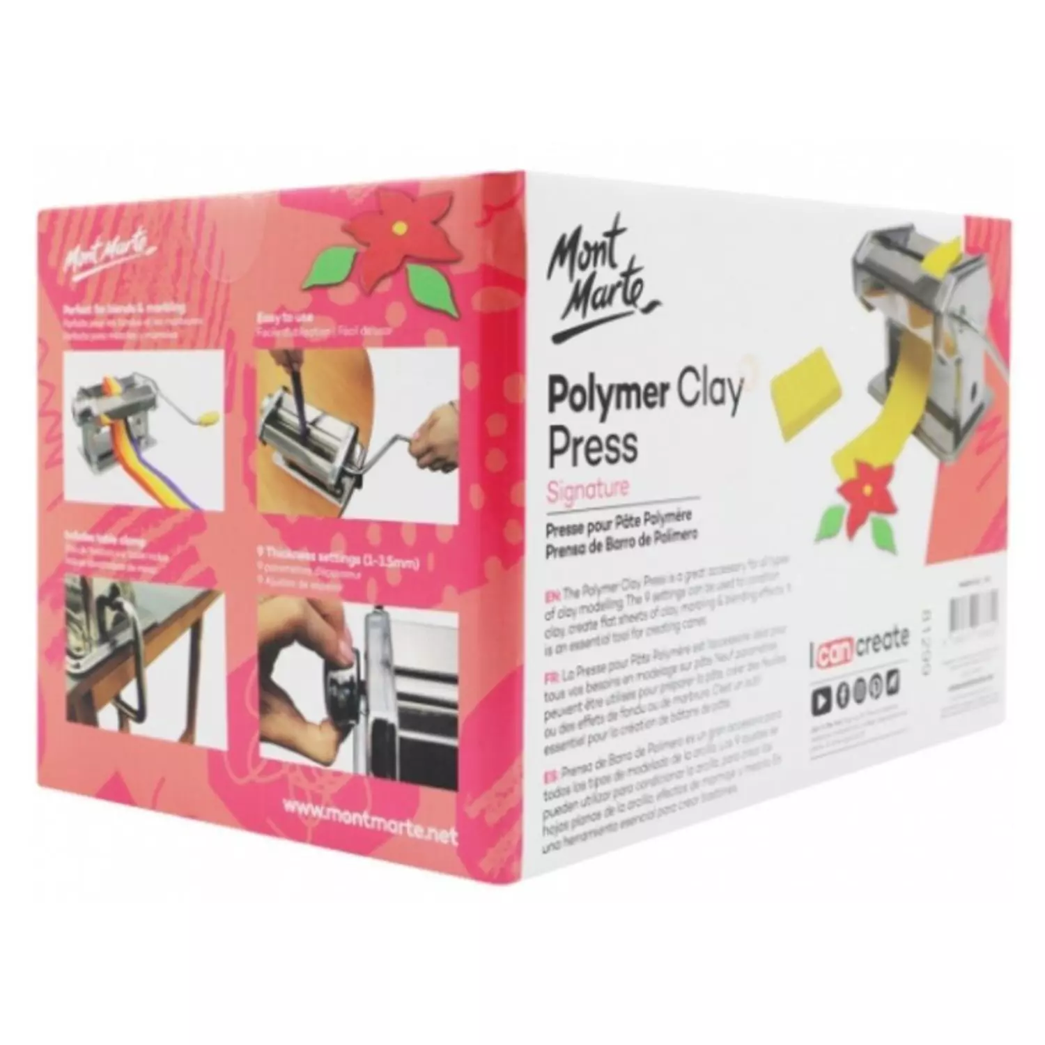 Mont Marte Polymer Clay Press Signature 4