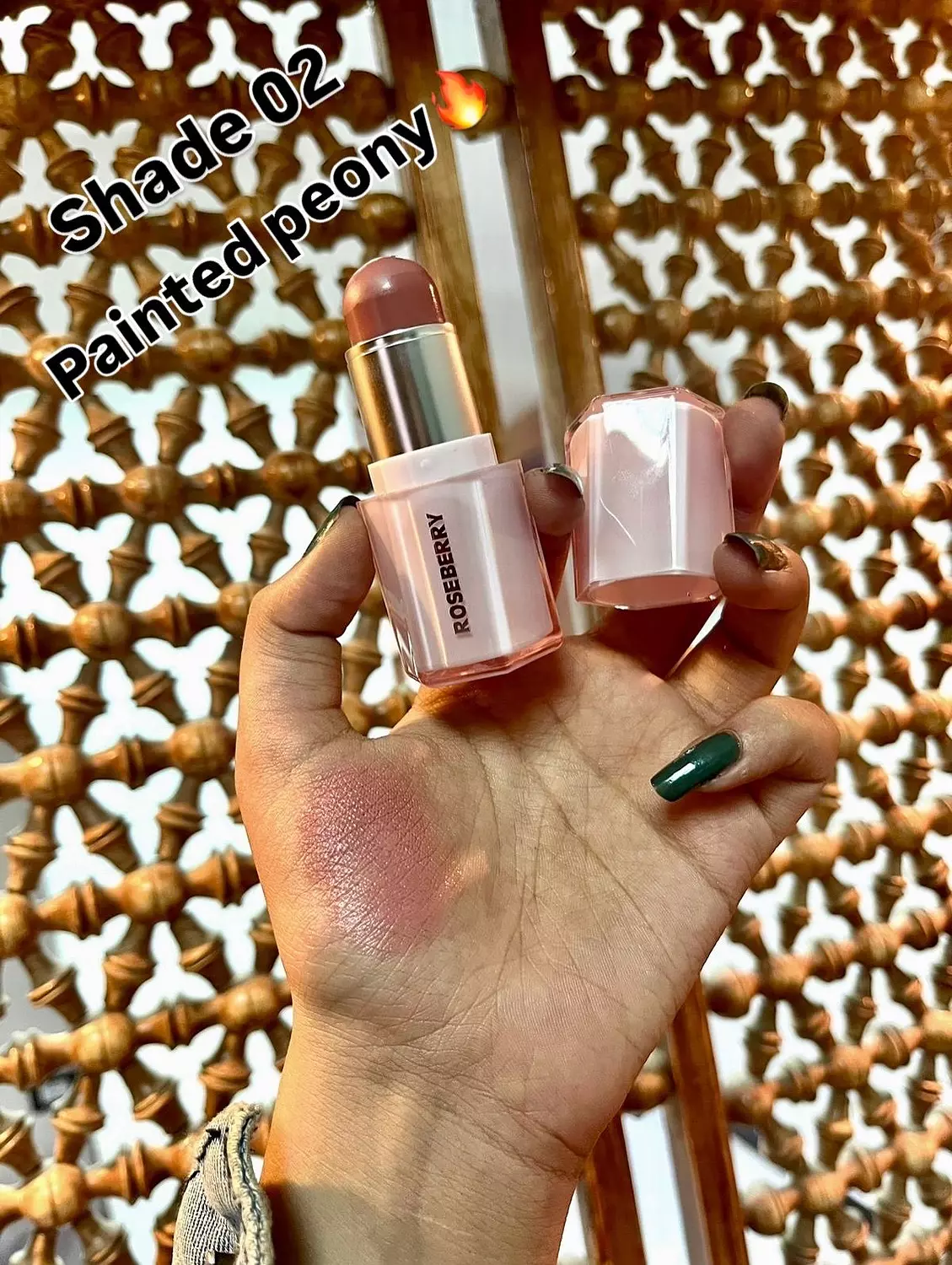 Blush stick Roseberry Dupe Sheglam 4