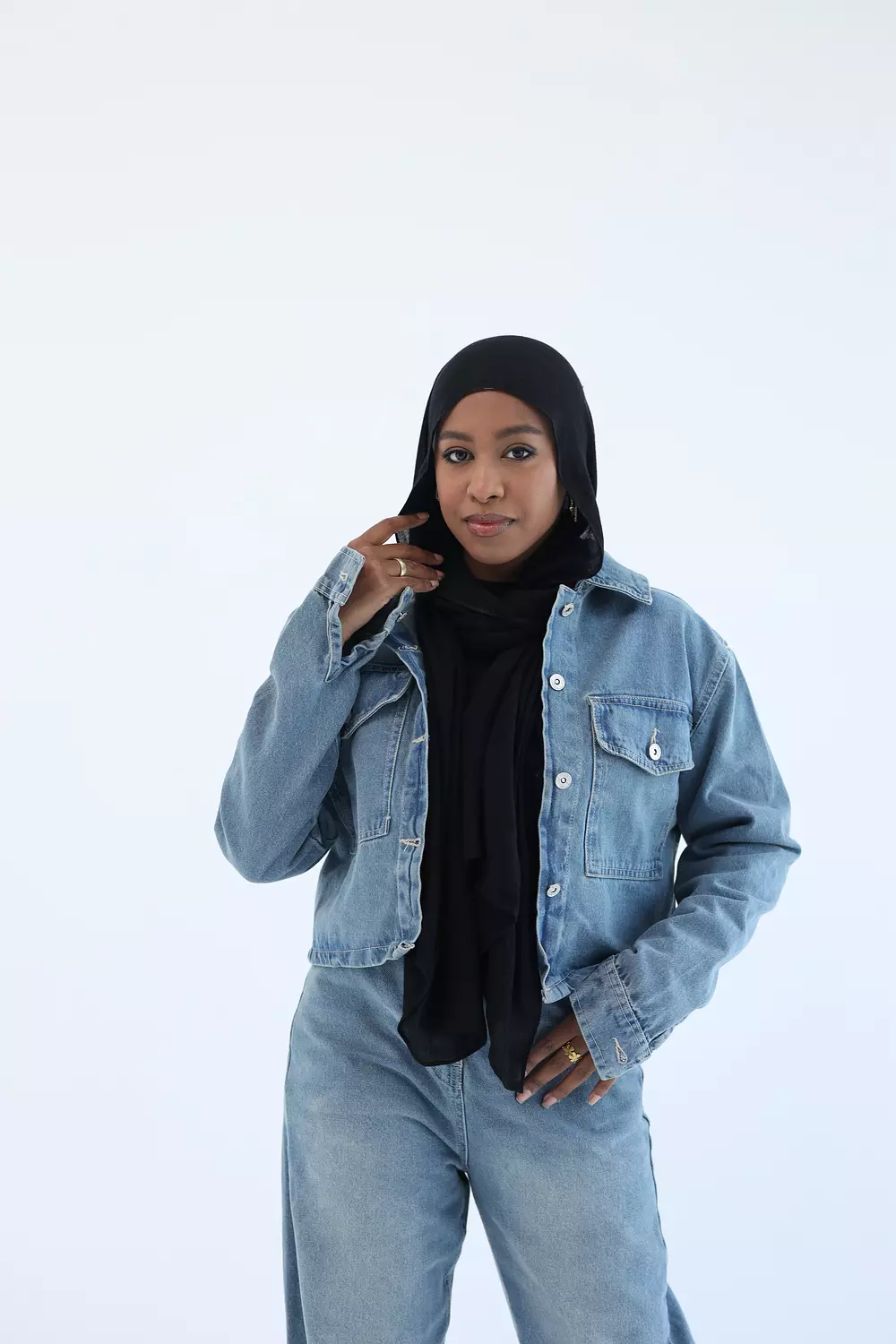 Light denim Suit 4