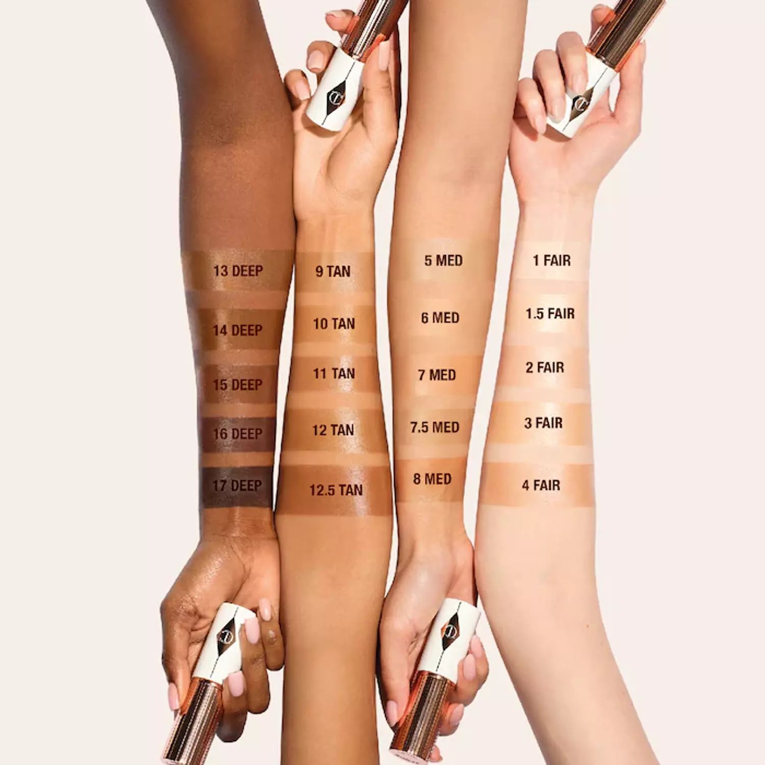 Charlotte Tilbury Unreal Skin Sheer Glow Tint Hydrating Foundation Stick fair 1 4