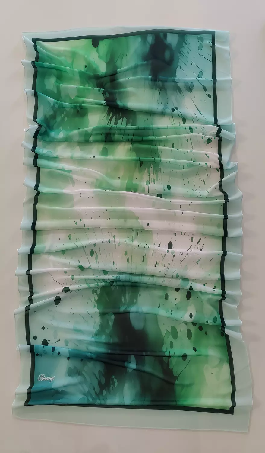 Scarf-Blessings-New-Green Splash 2