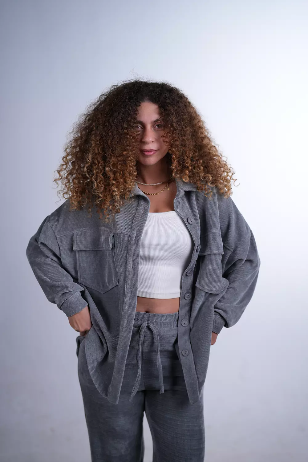 Lounge Co-Ord - Grey 2