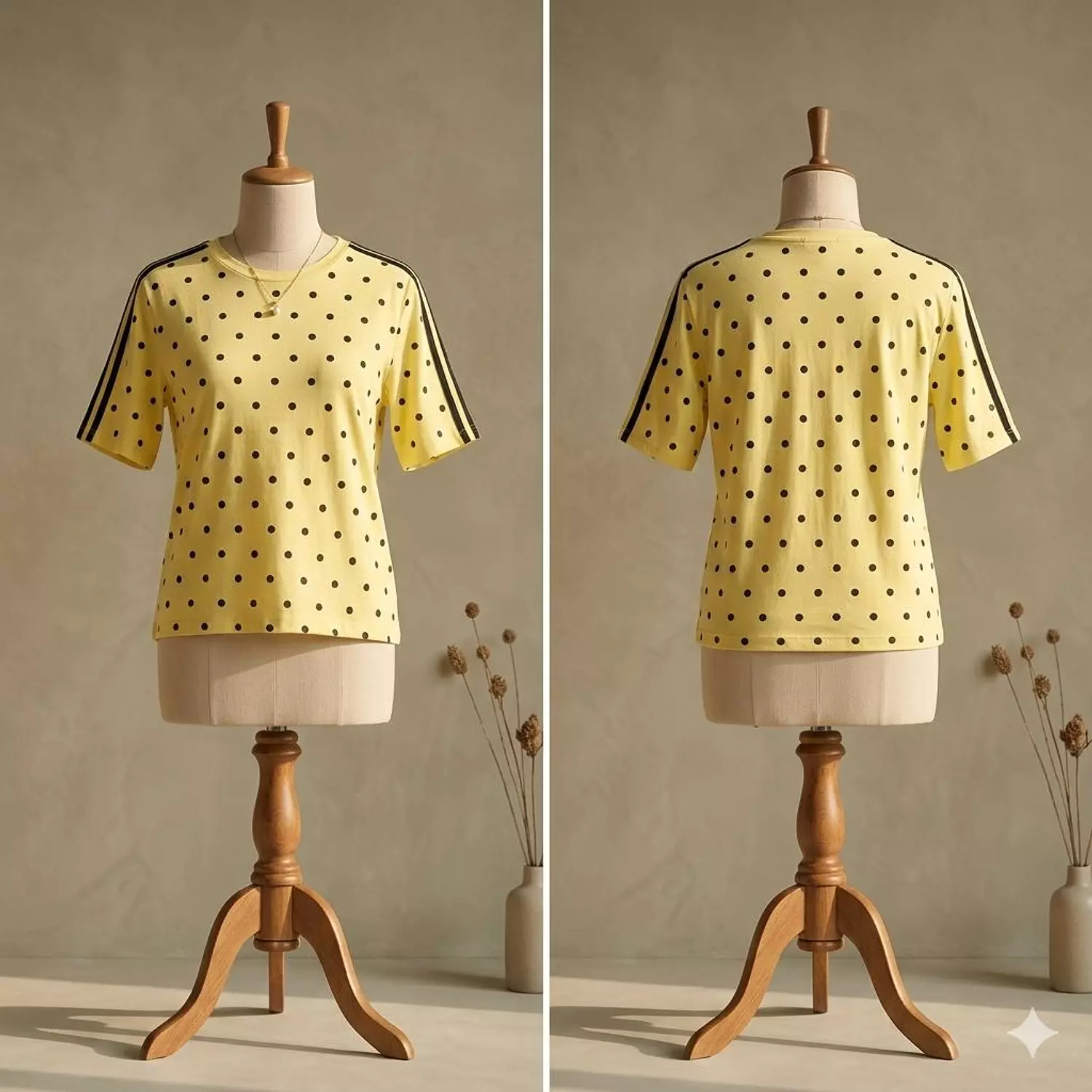Cotton Polka Dot T-Shirt 4