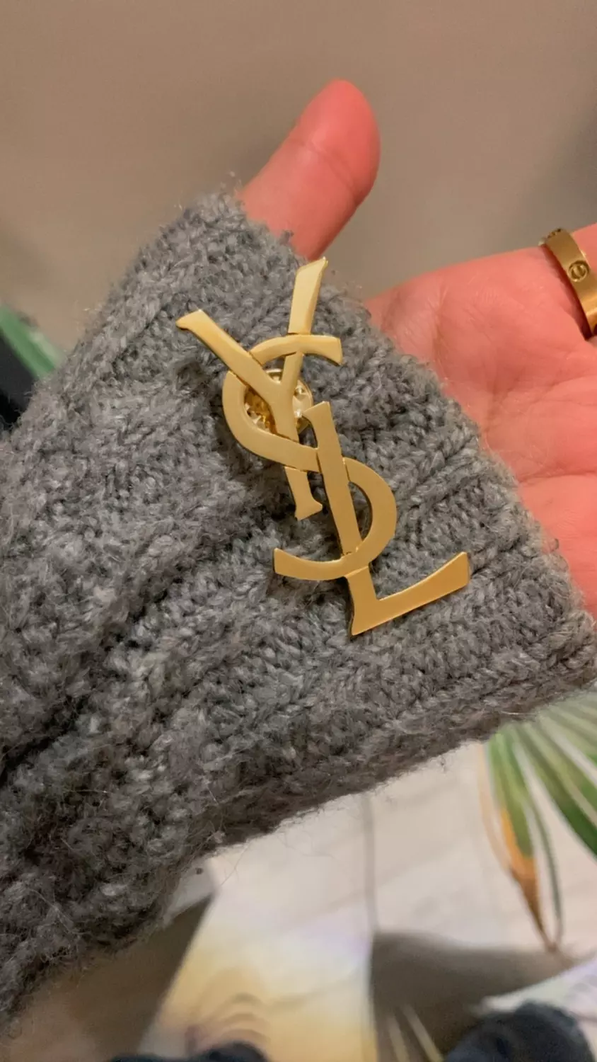 YSL brooch 2