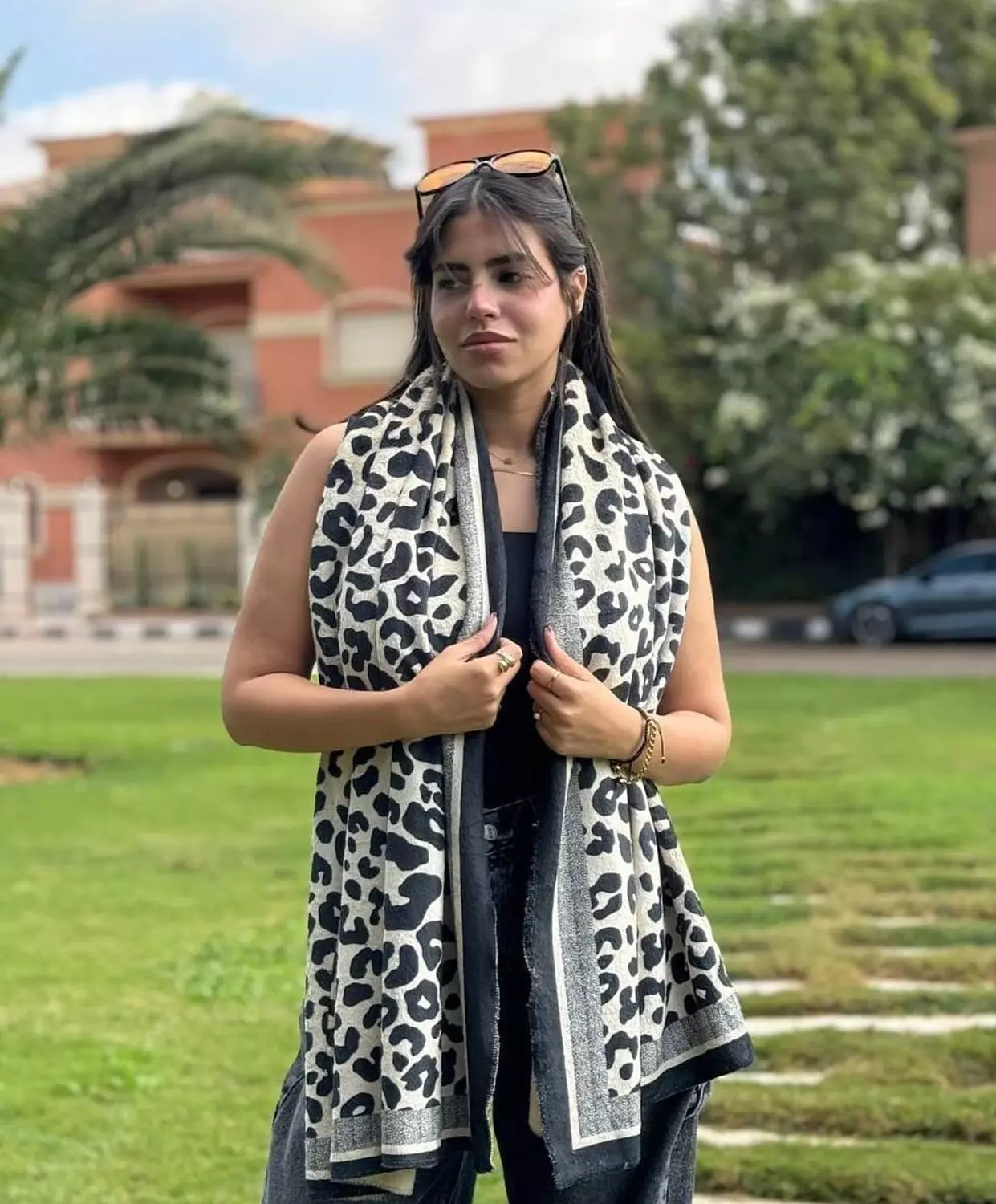 Leopard print scarf  3