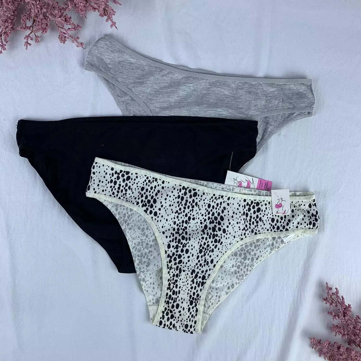 3 piece cotton panty set from primark   Size S fit s  M   image