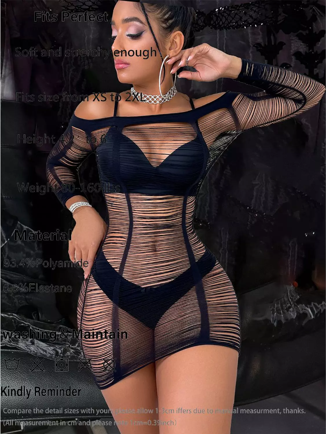 Sexyy transparent baby doll hover image