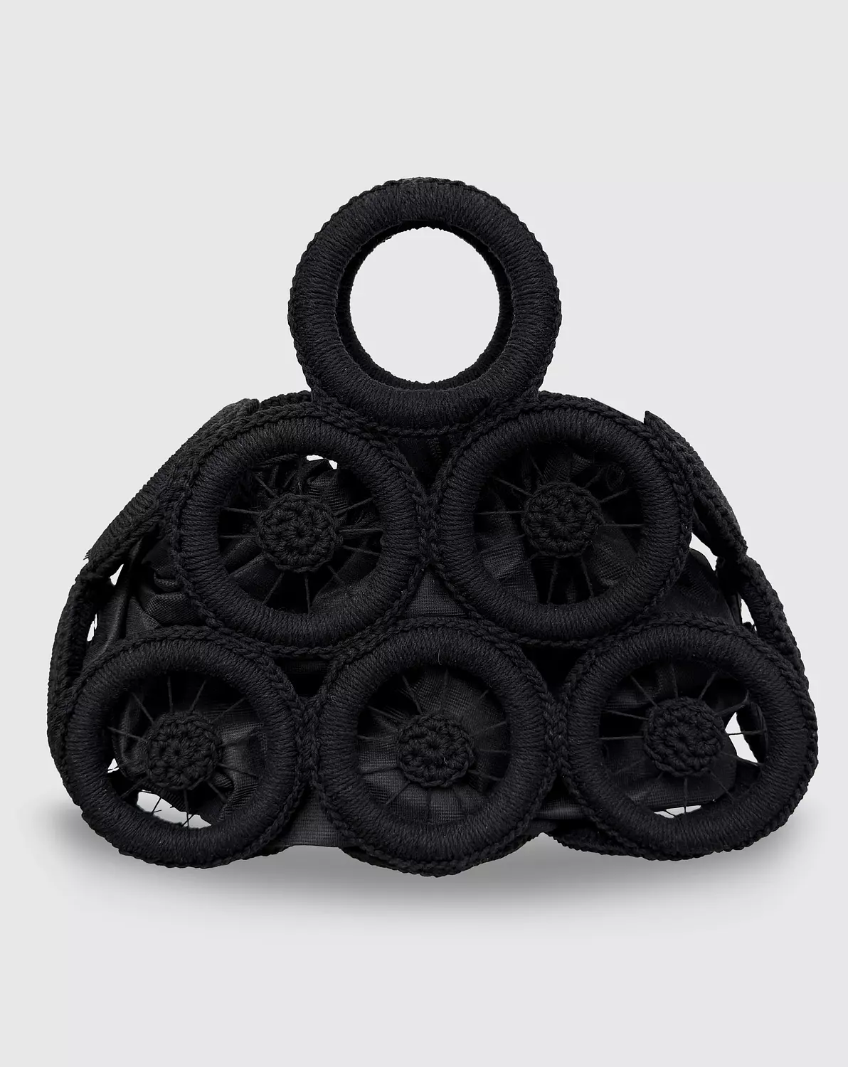 Black Circular Bag 3