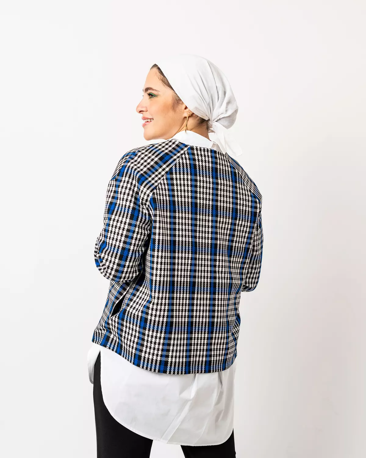 Checkered Blazer 5