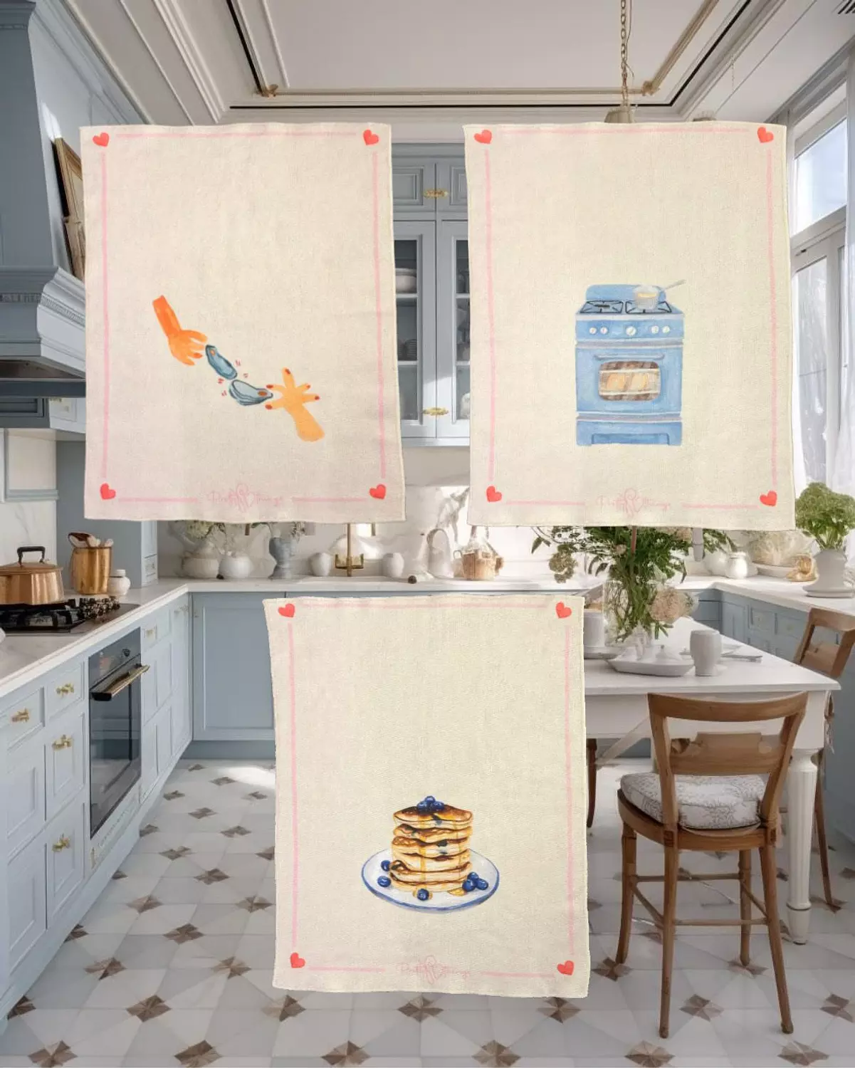 <p style="text-align: center"><span style="color: rgb(0, 0, 0)"><strong>pretty blue kitchen towels set</strong></span></p>