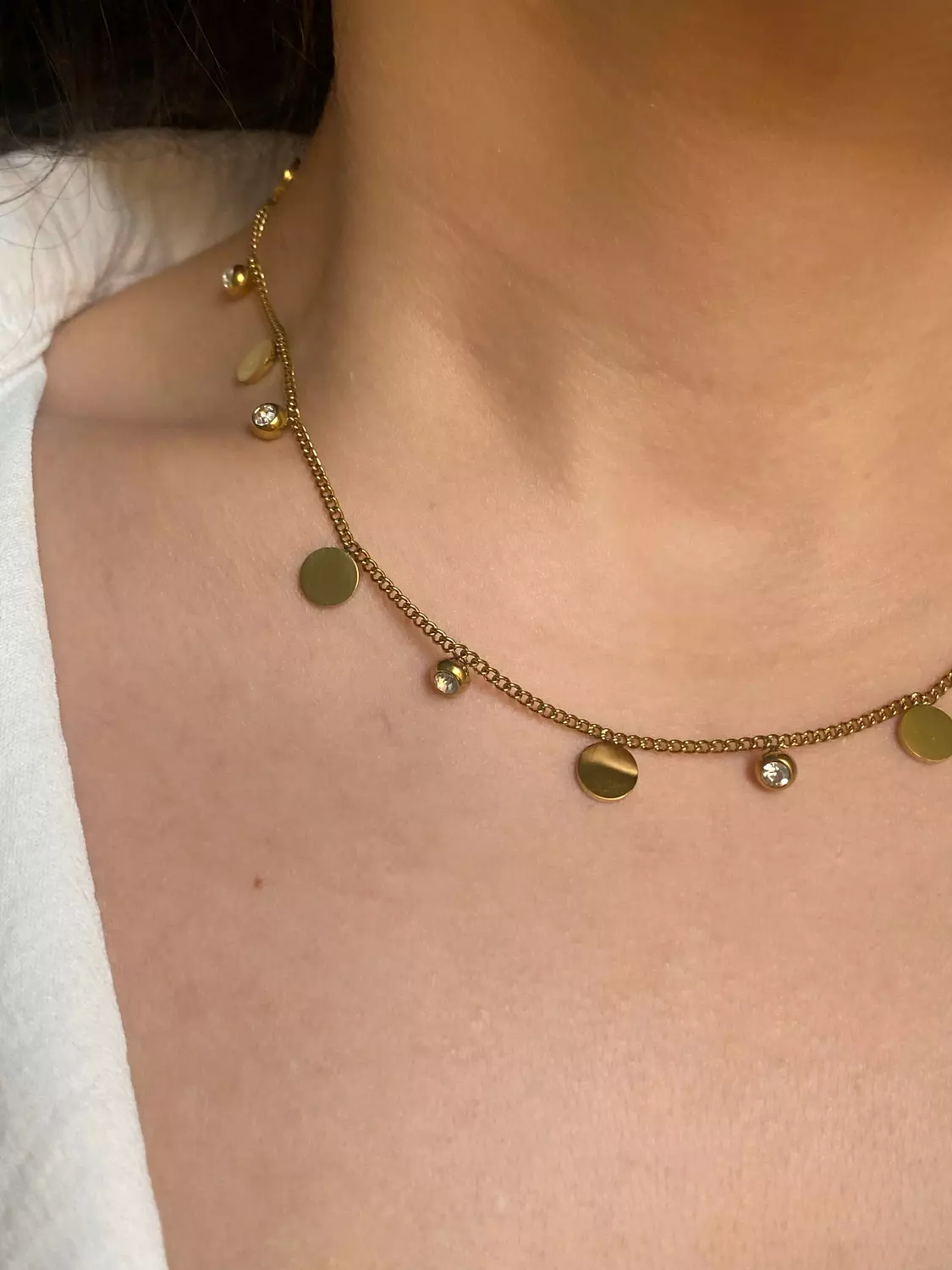 Circles x Studs Necklace 2