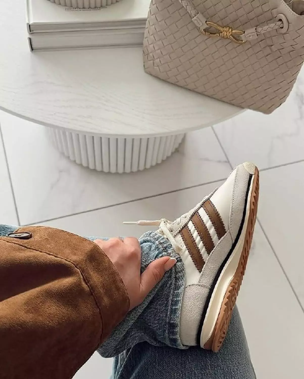 SL 72 OG "Dark Brown/Off White/Semi Impact Orange" sneakers 1