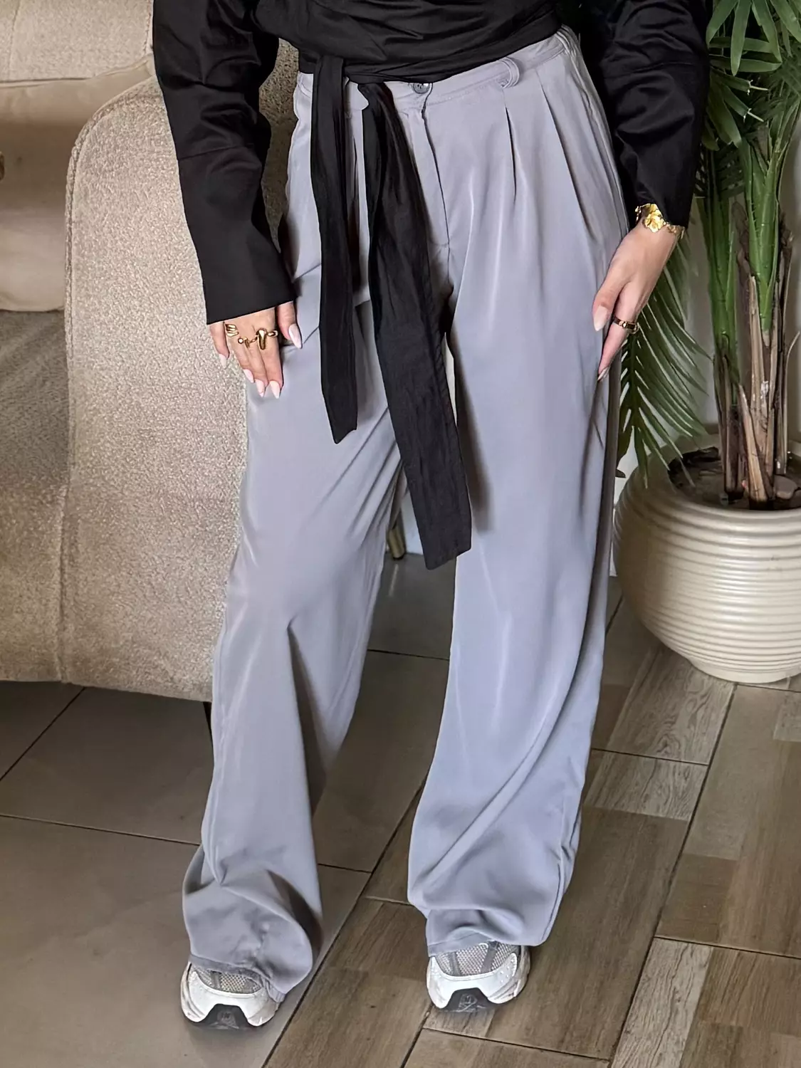 Gray Touch Pants 2