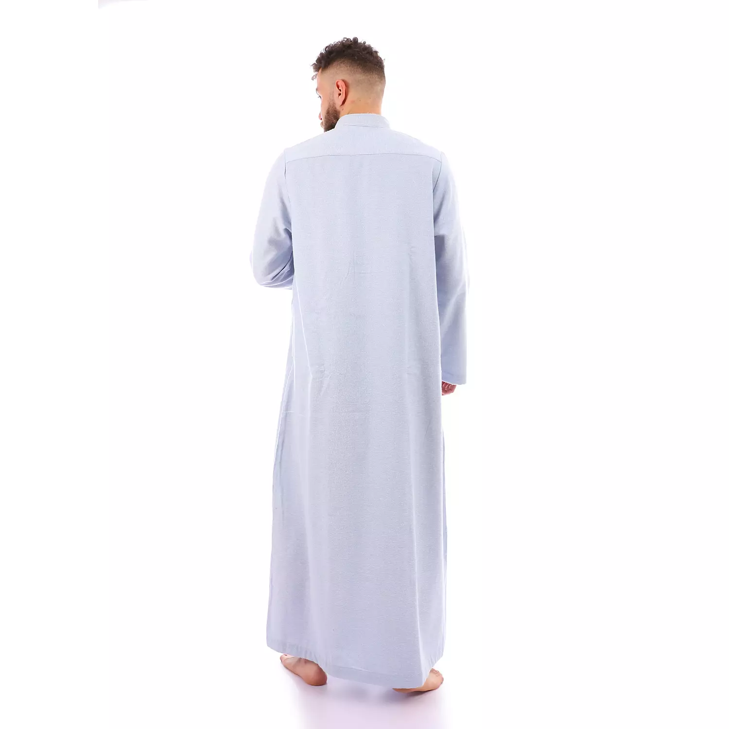 Shorto Men's Kastoor Galabeya - 2348 - Light Blue 4