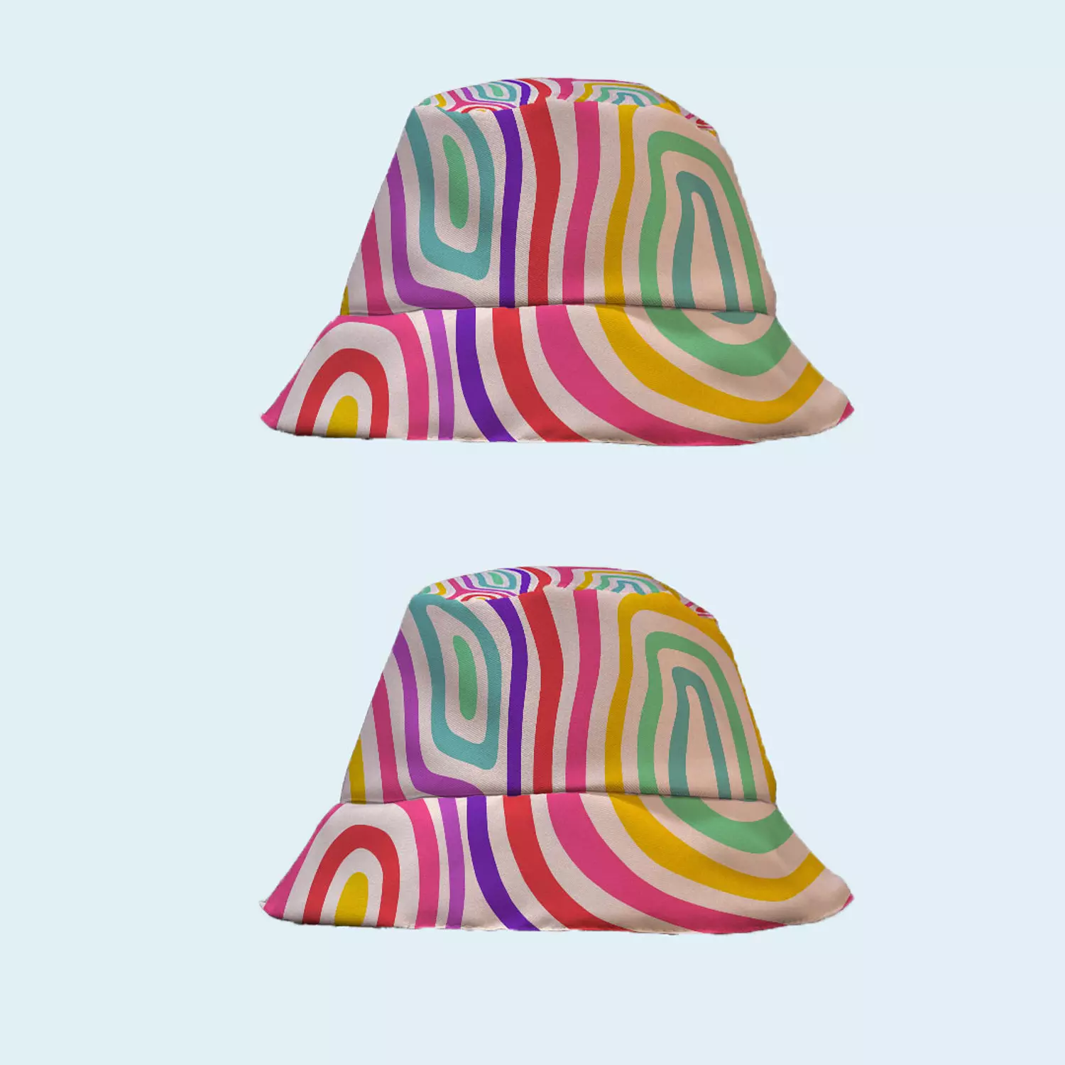 Colored Lines Bucket Hat image