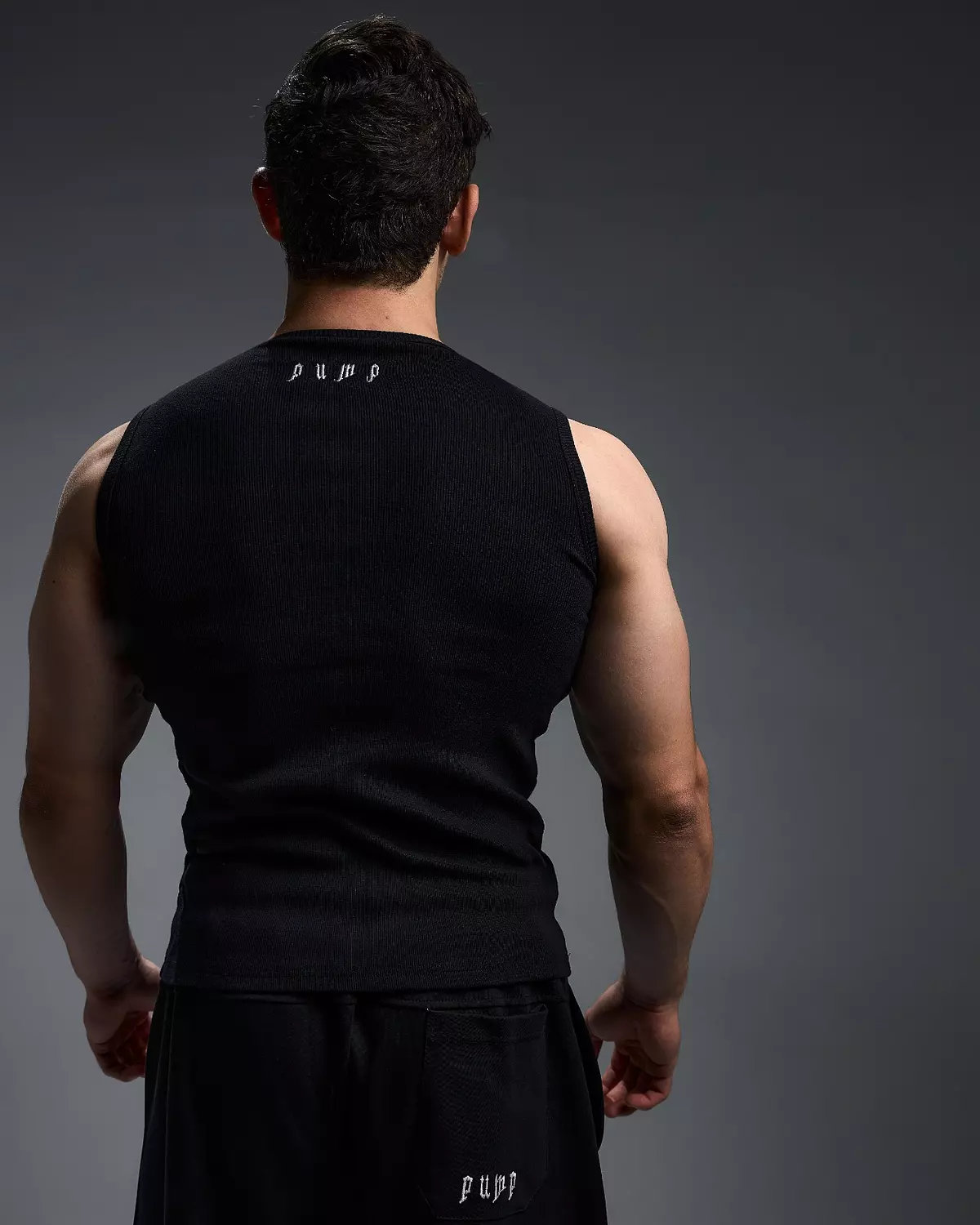 RIBBED TANKS - black 10