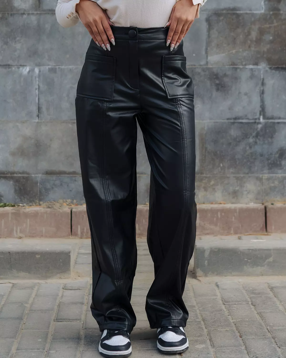 Leather Pants - Black 1