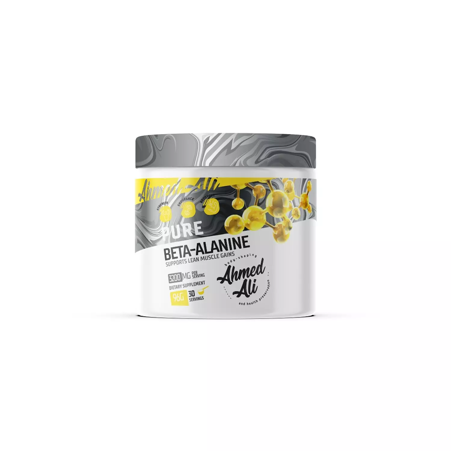 Ahmed Ali Nutrition | Pure Beta-Alanine | 3200mg – 96G image