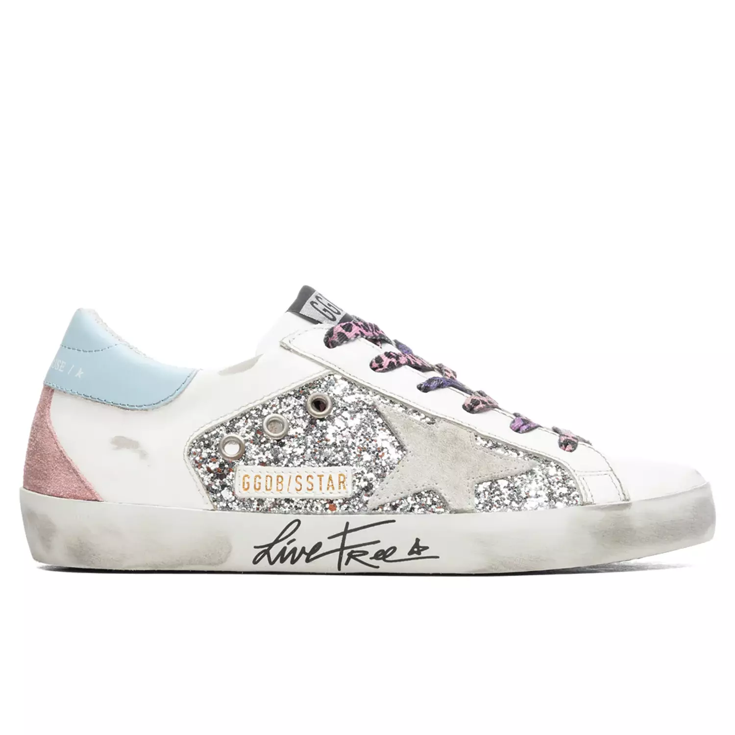Golden Goose Women's Super-Star Sneakers - Silver/White/Ice 4