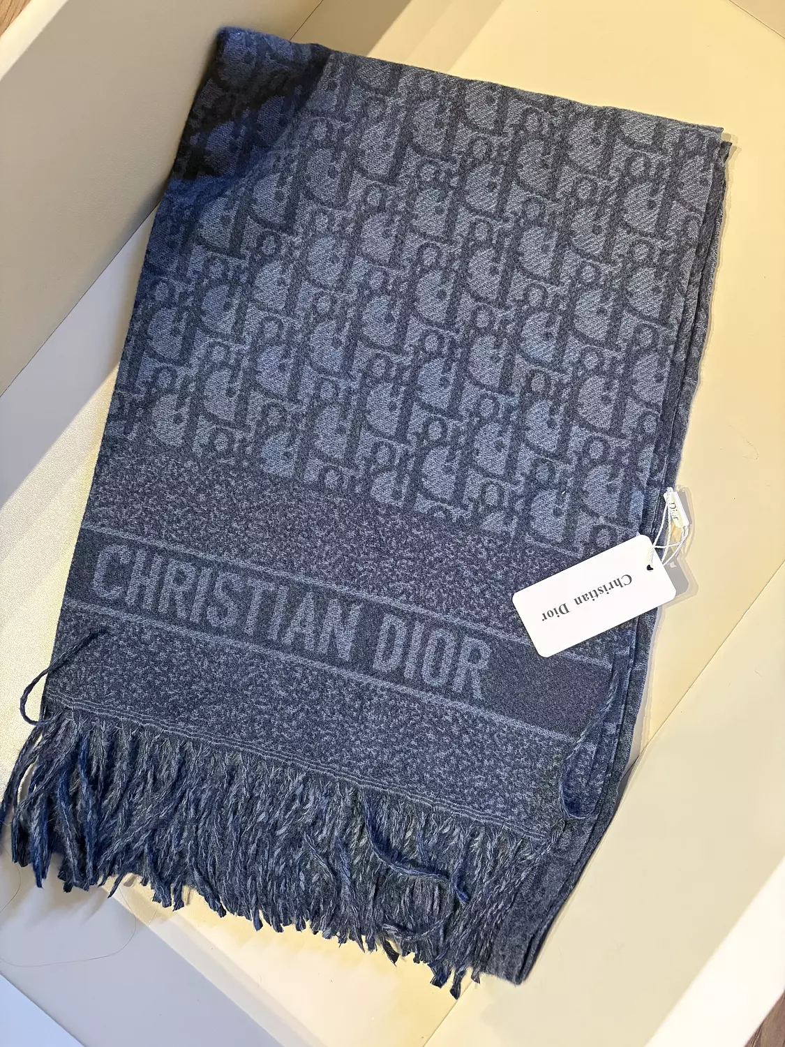 Dior wool shawl 12