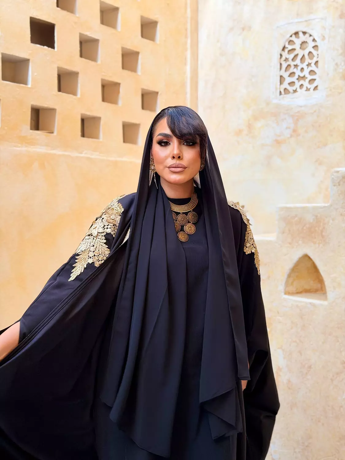 The Najma Bisht In royal Black 1