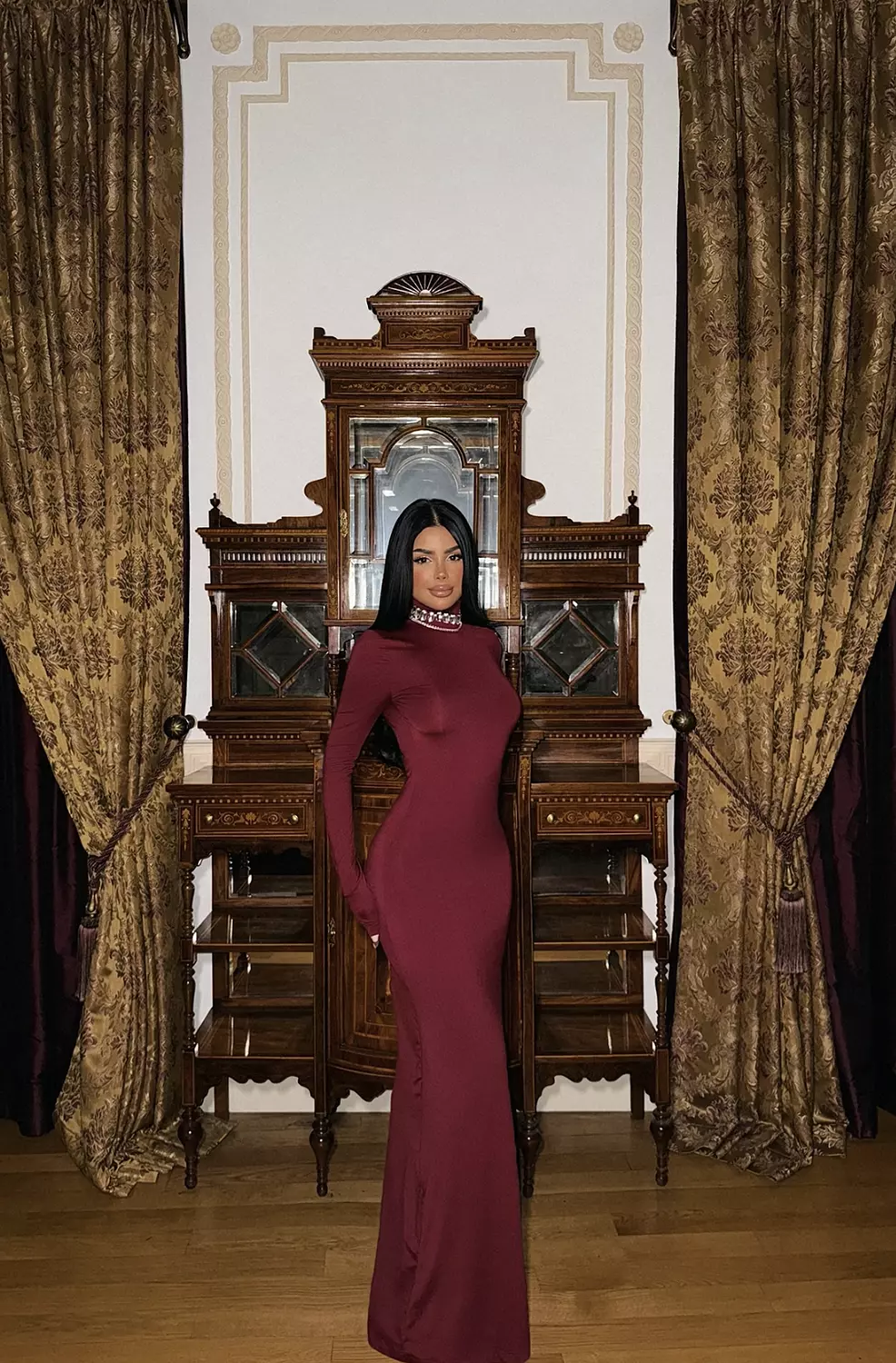 Cherry Long Dress hover image