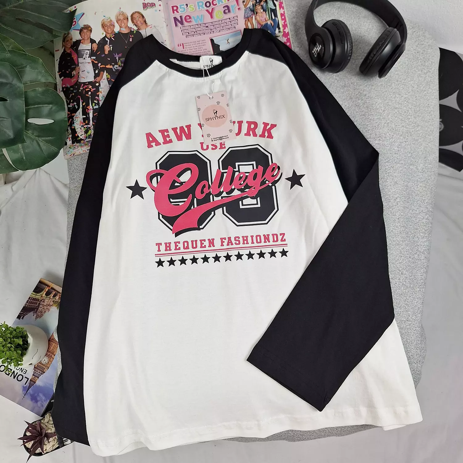 Sleeve Tee Oversize T-Shirt  hover image