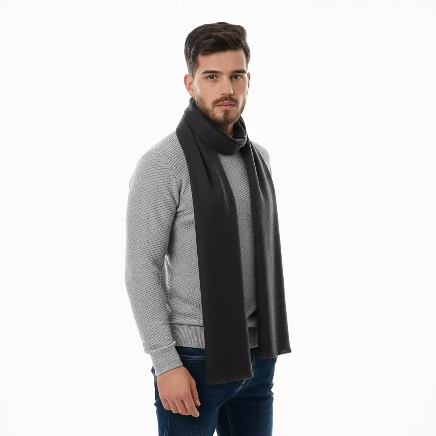 كوفيه كلاسيك سادة - 5023 - رمادي غامق hover image