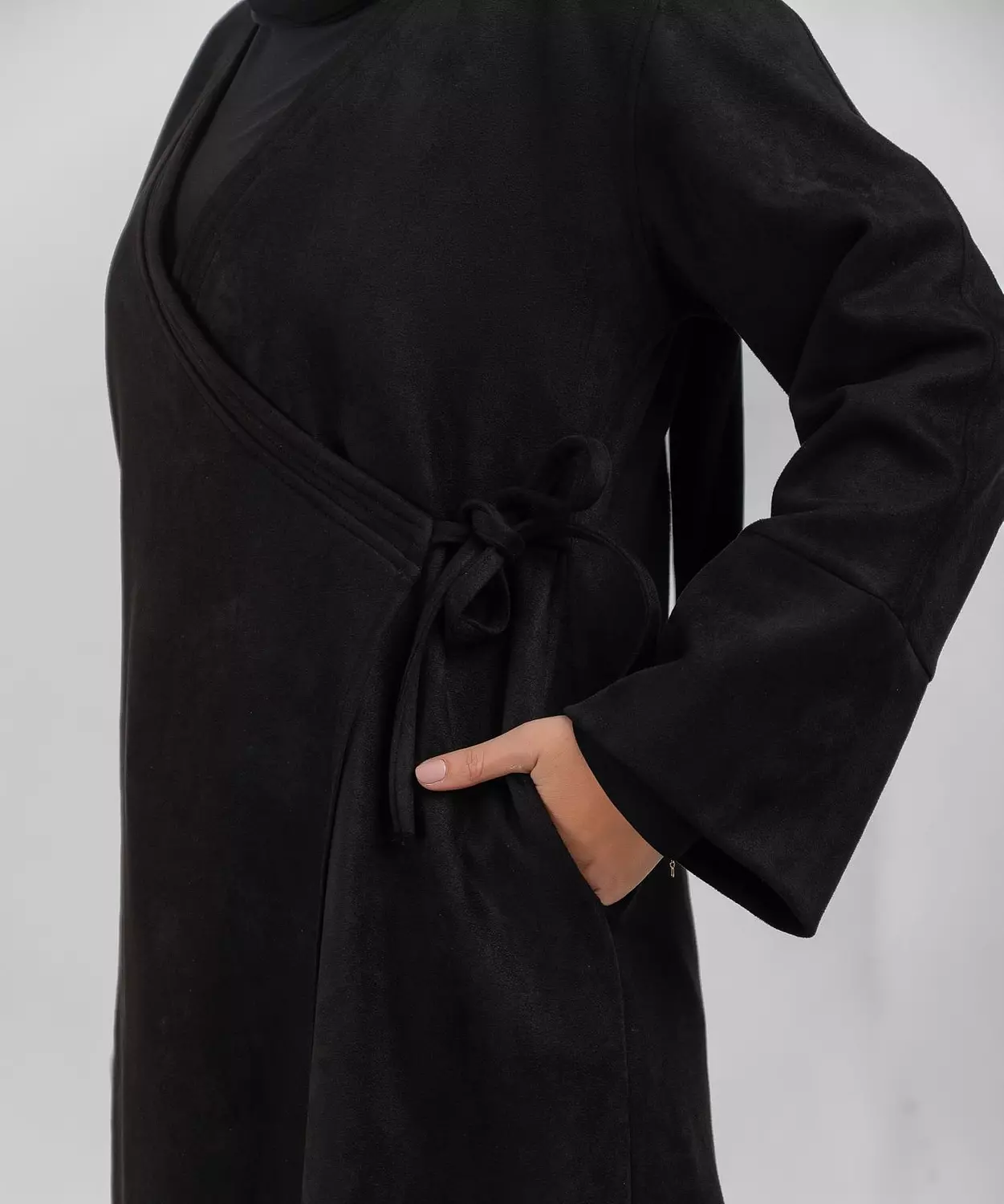 Wrap-Abaya-Black hover image