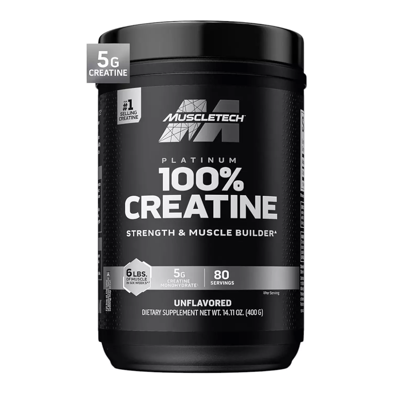 بلاتينوم كرياتين 400 جم – 80 جرعه (5 جم لكل جرعة) | Platinum Creatine 400g – 80 Servings (5g per Scoop) image