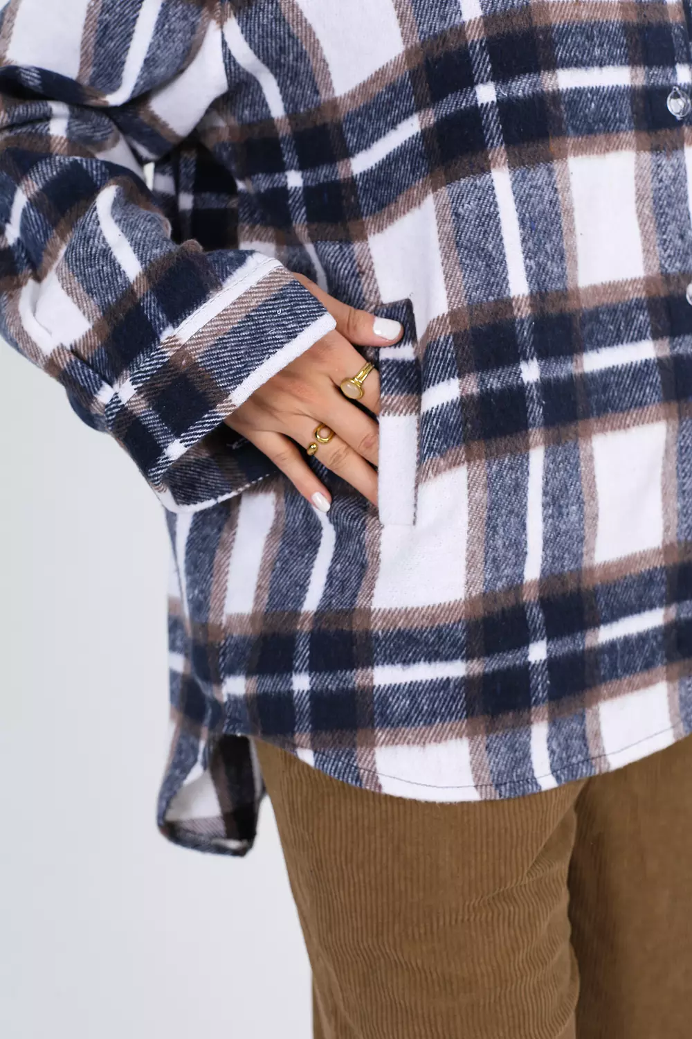 Oversize Plaid Shirt 2