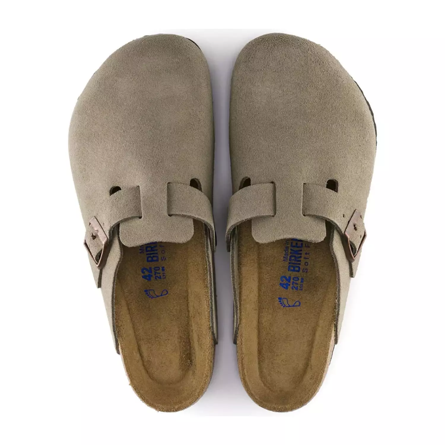 Birkenstock Boston BS Suede Taupe 3