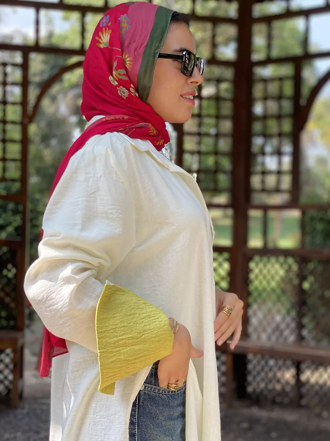 Flowy Shirt Off White  2