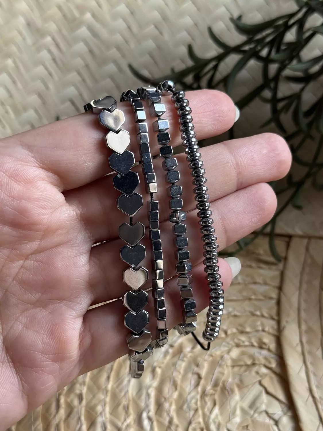 Hematite Silver Bracelet ( Stock ) image