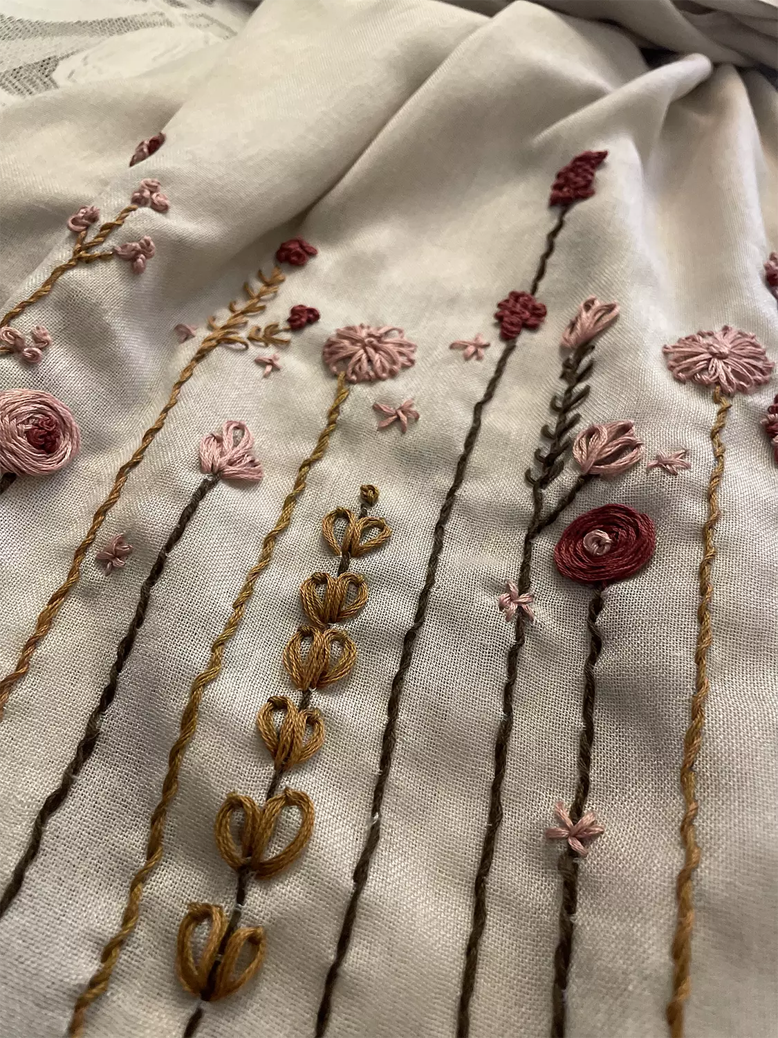 Flowered Retreat Shawl 3