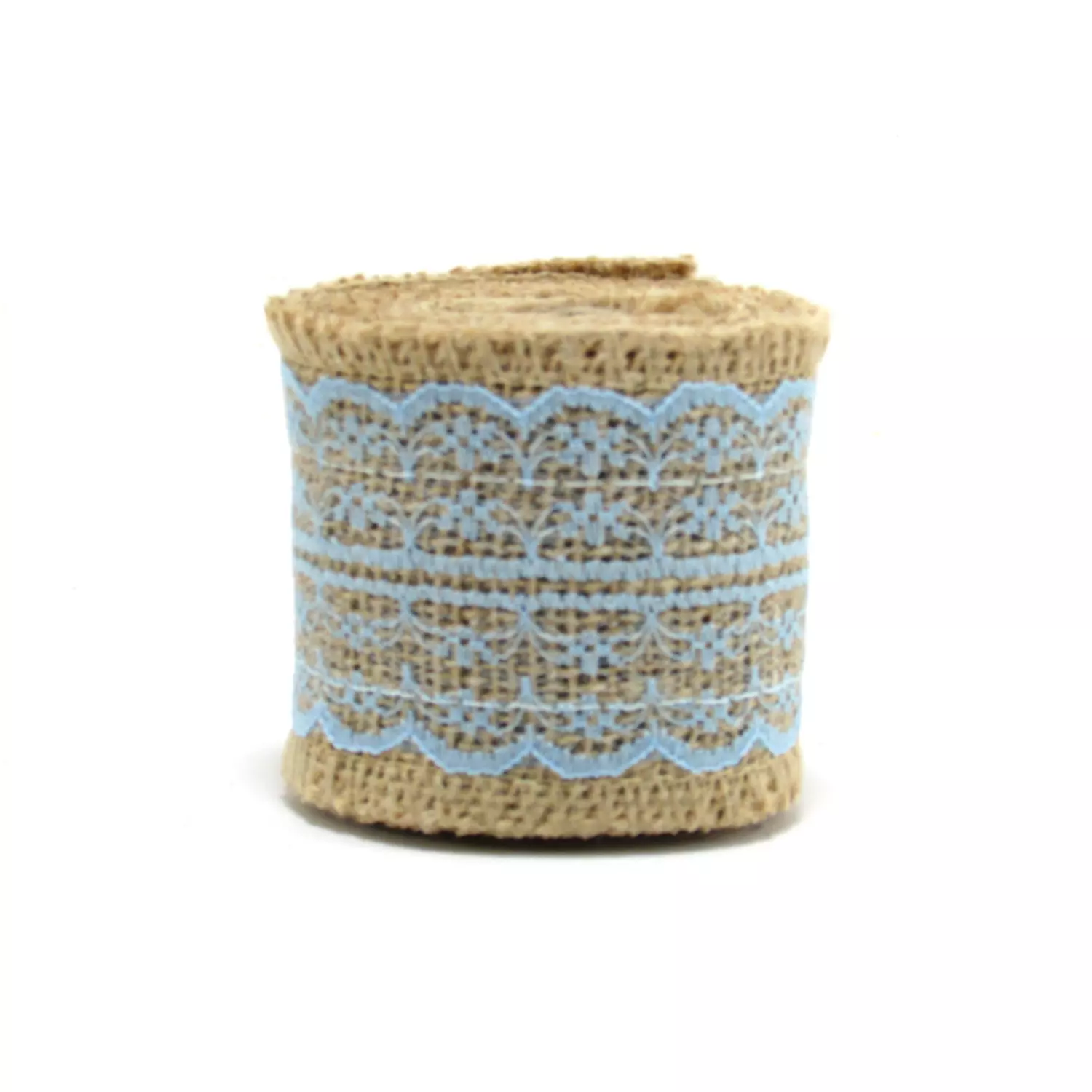 Burlap Ribbon Roll With Lace 3