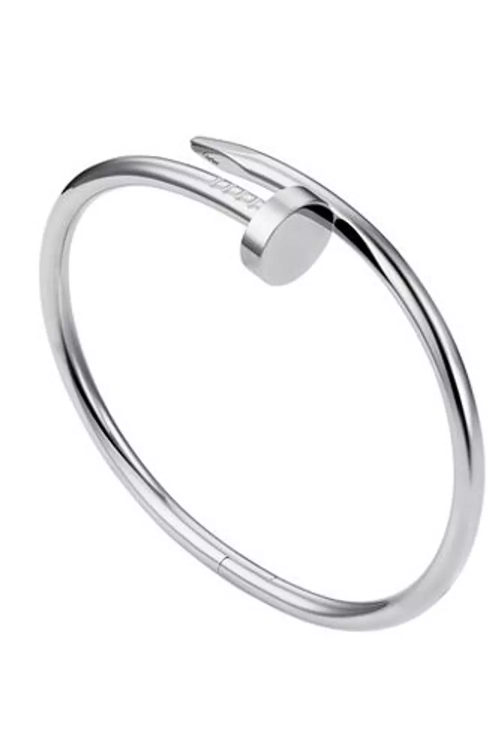 Nail bracelet silver 6