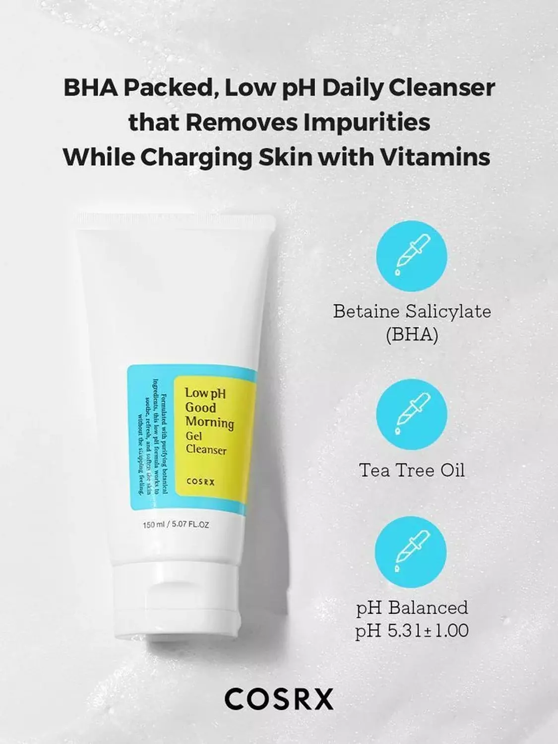 Cosrx Low pH Good Morning Gel Cleanser 150 ml 2