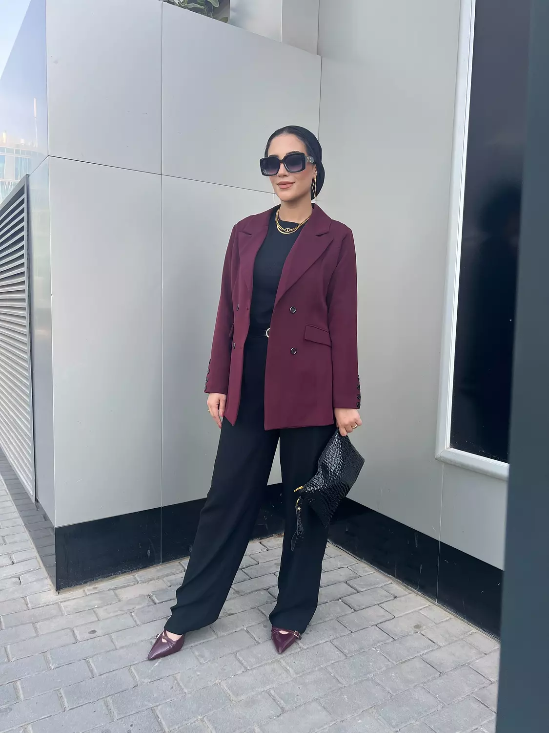 Blazer burgundy  5