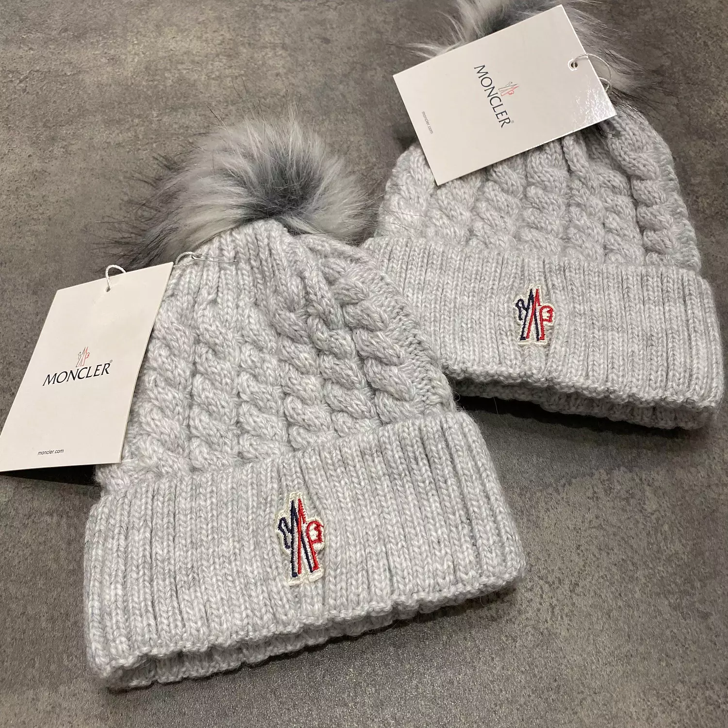 Moncler Grenoble Pompom Beanie-GREY -29WEI27 image