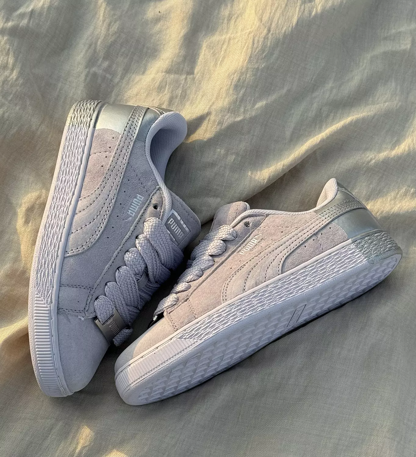 Puma Suede Dance Crew 'Light Purple Silver' image