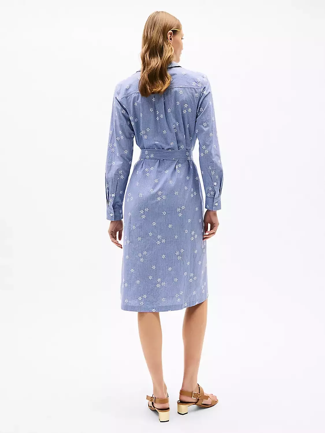 Flower stripe ShirtDress 3