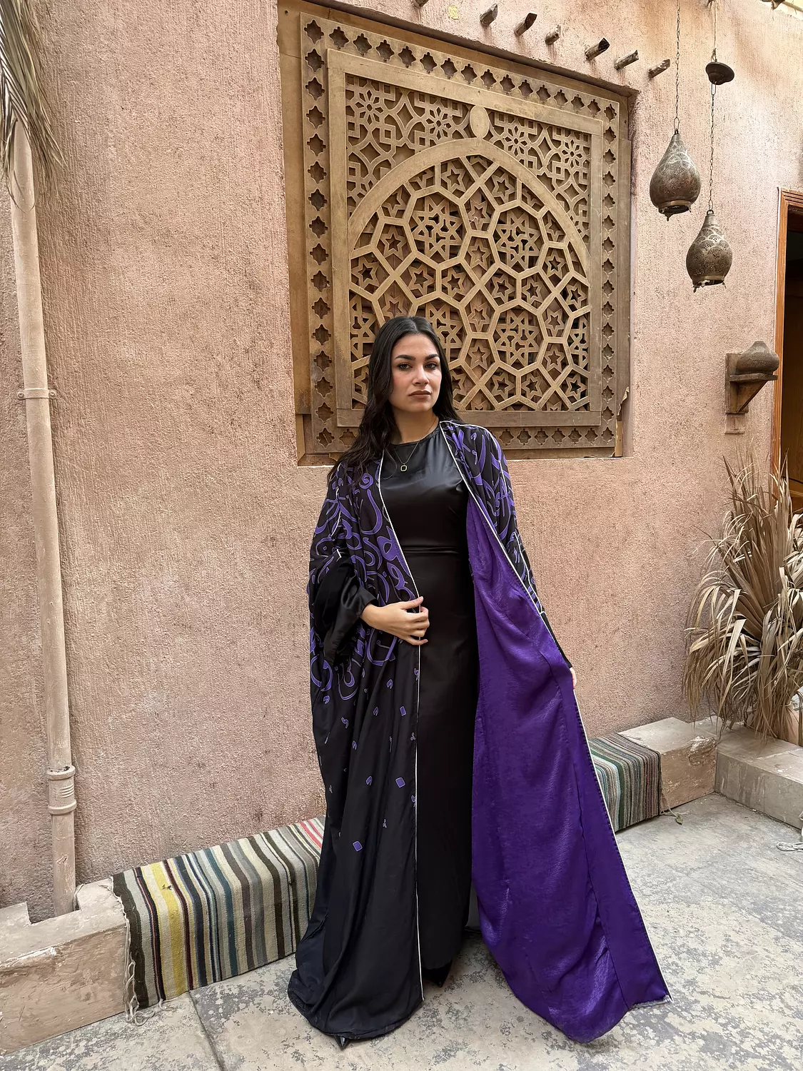 Purple Arabic Letters 3