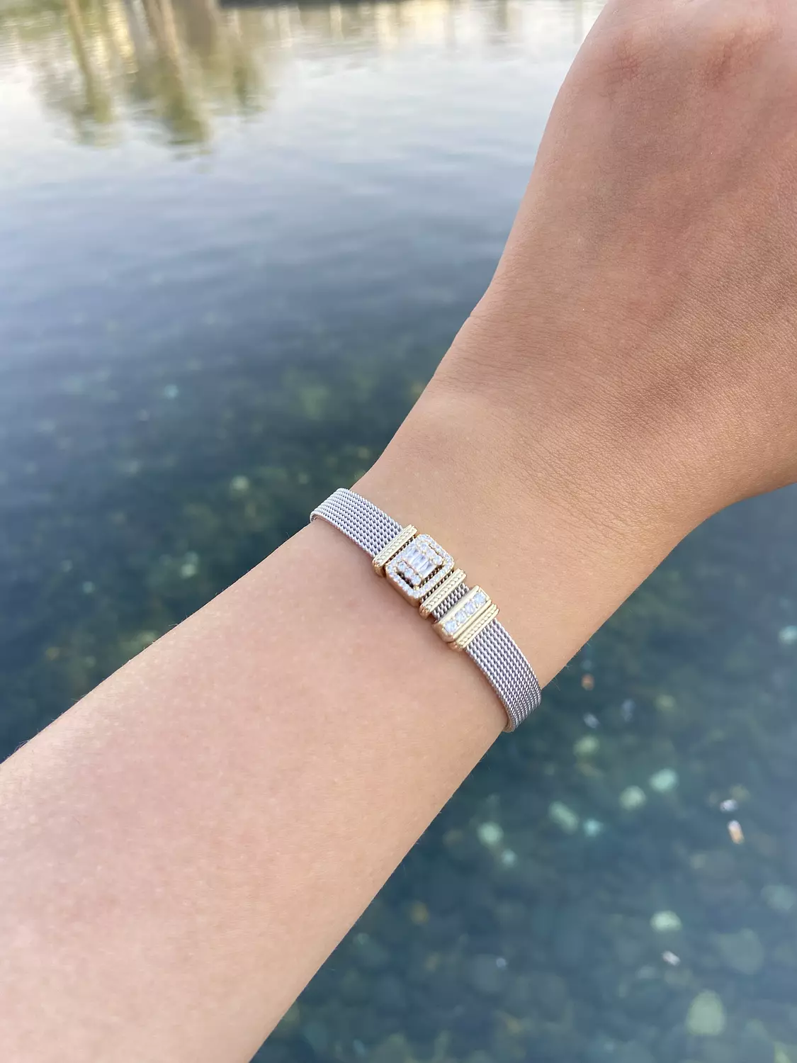 Silver link bracelet 2