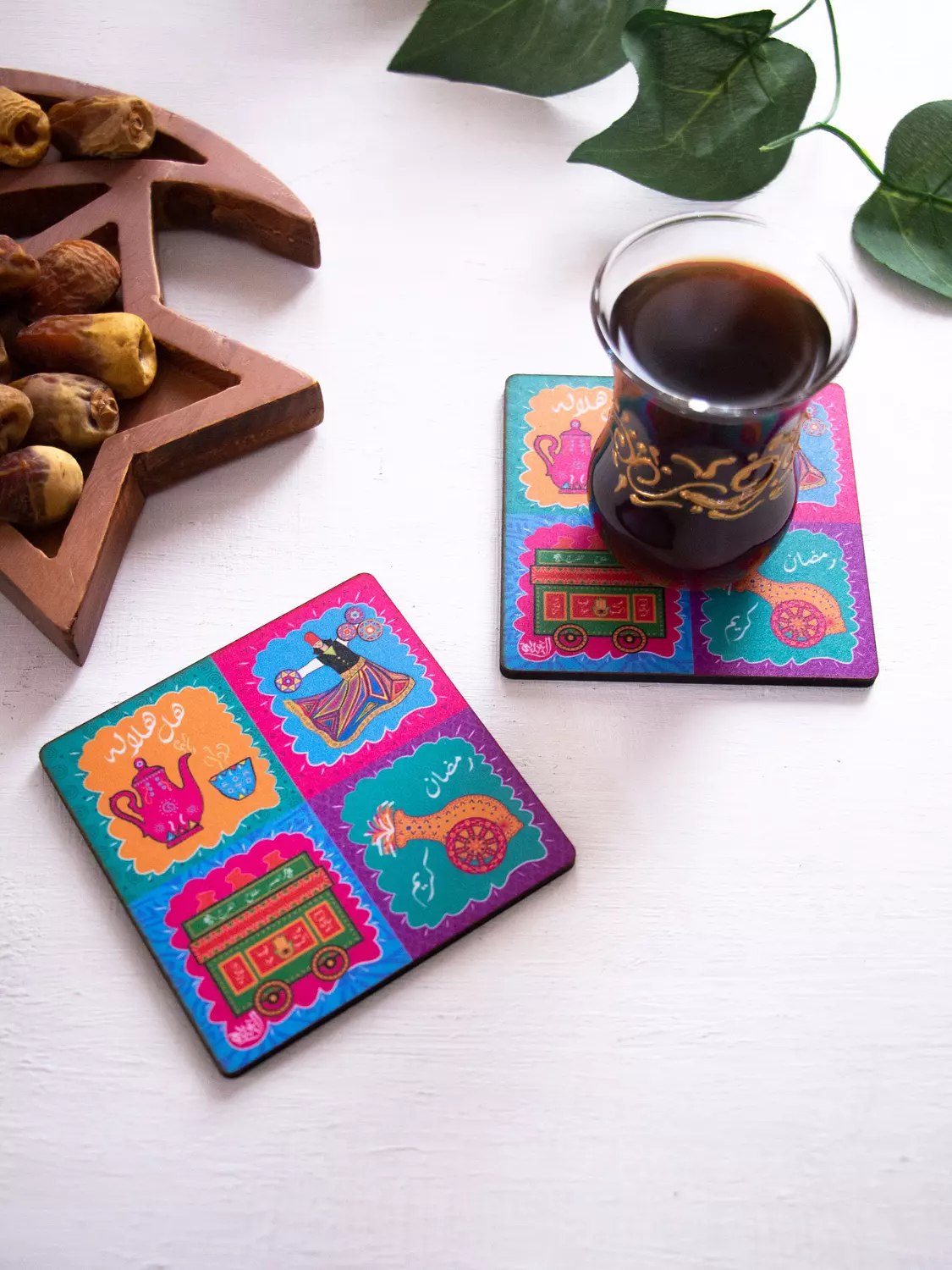 Ramadan Symbols Coasters  image