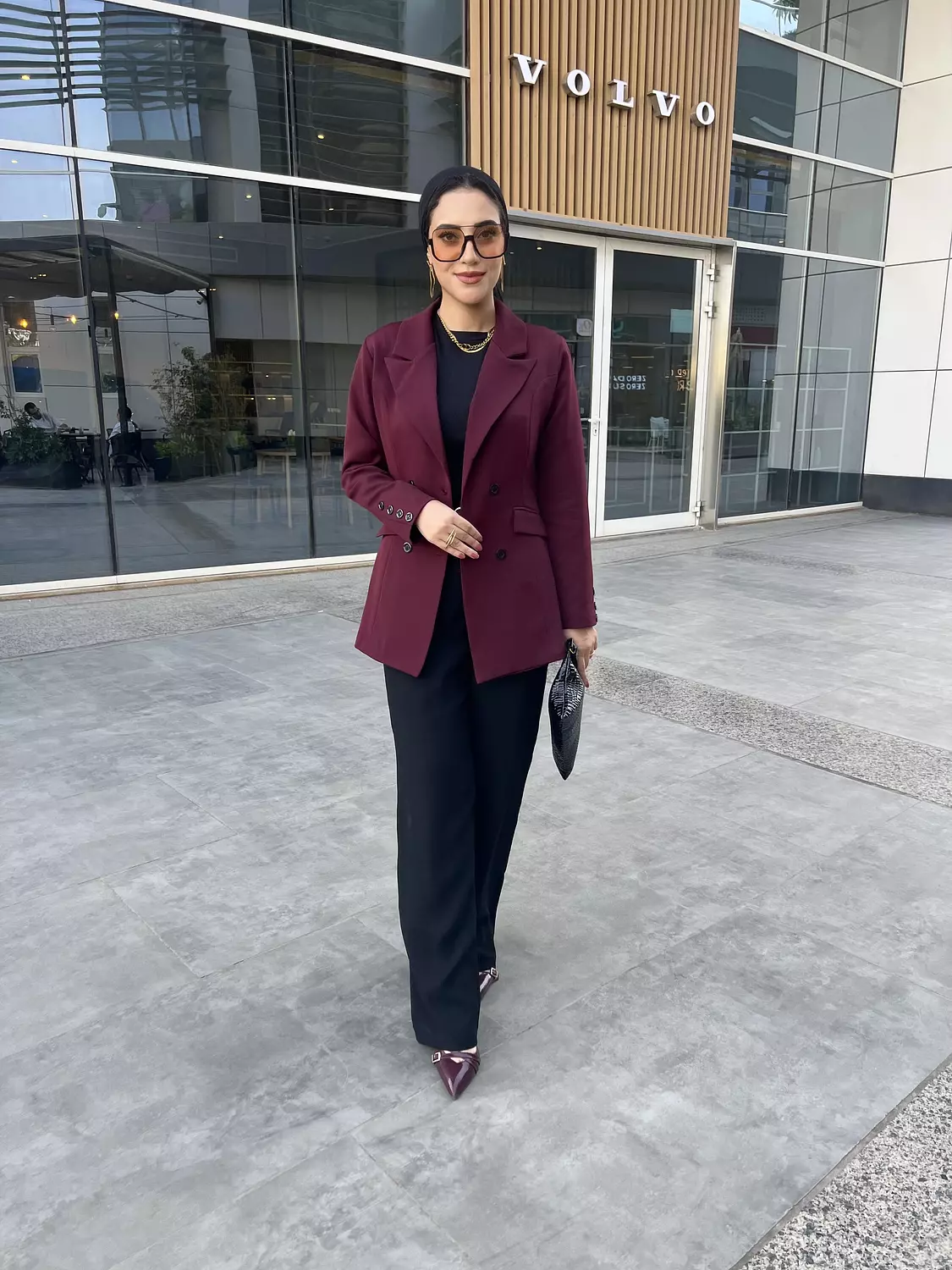 Blazer burgundy  3
