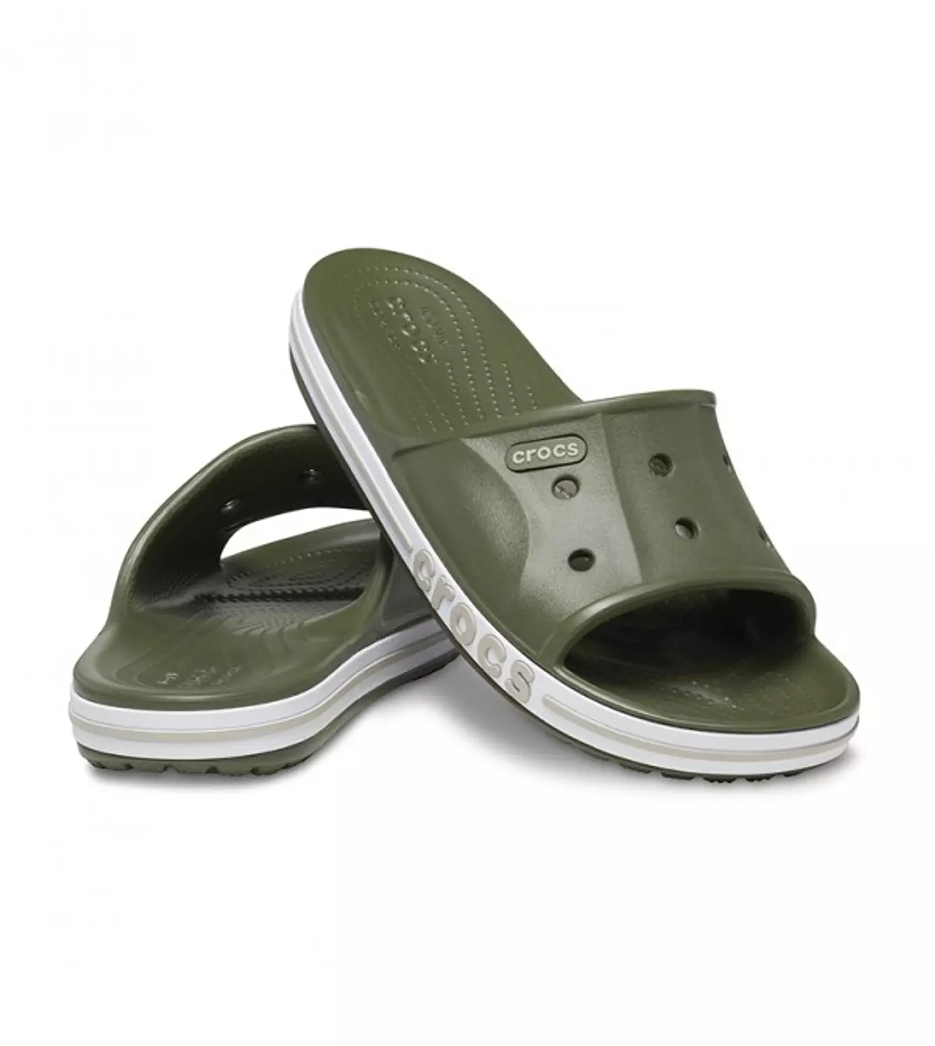 Crocs Bayaband Slide Green image