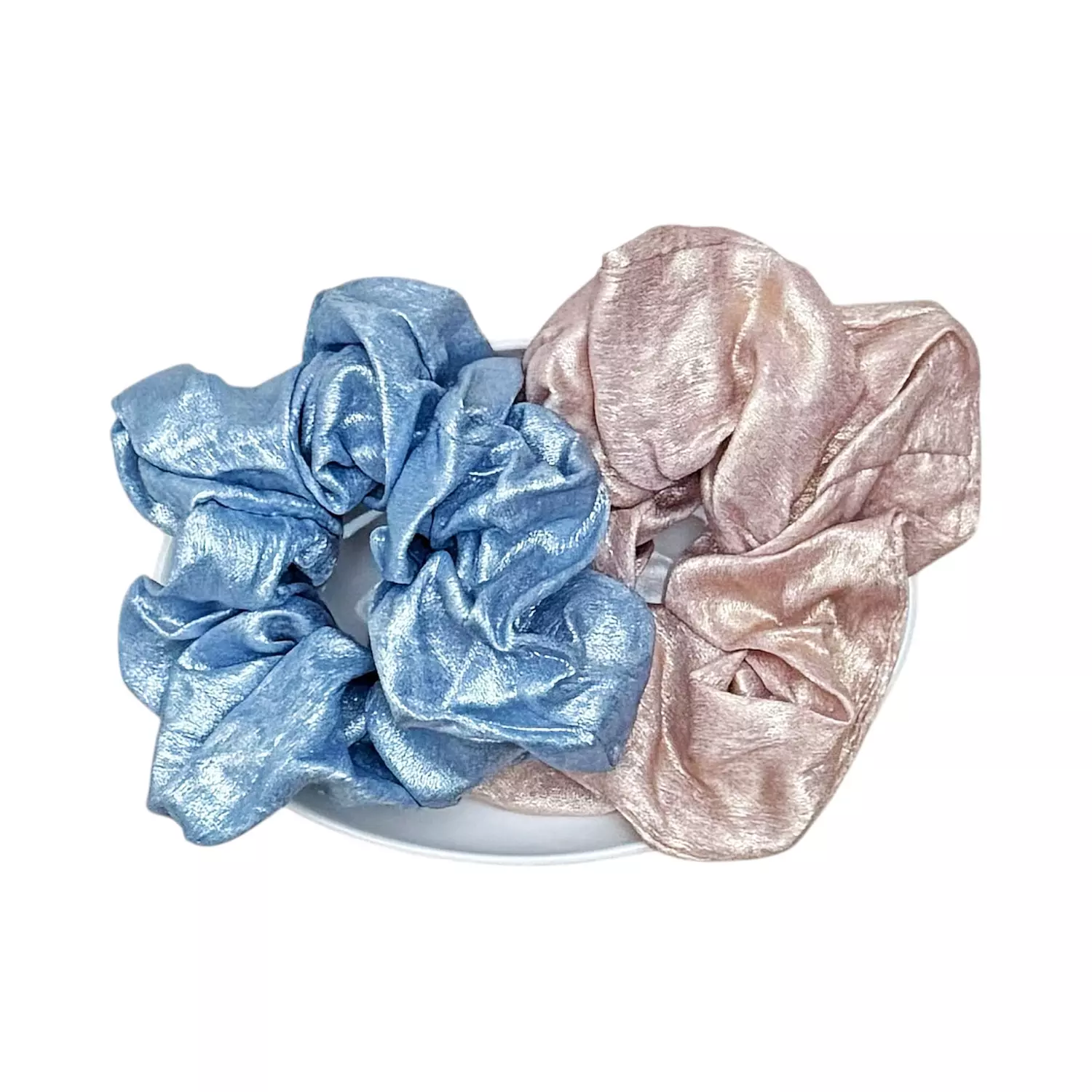 1 Pc Metallic Scrunchies B image