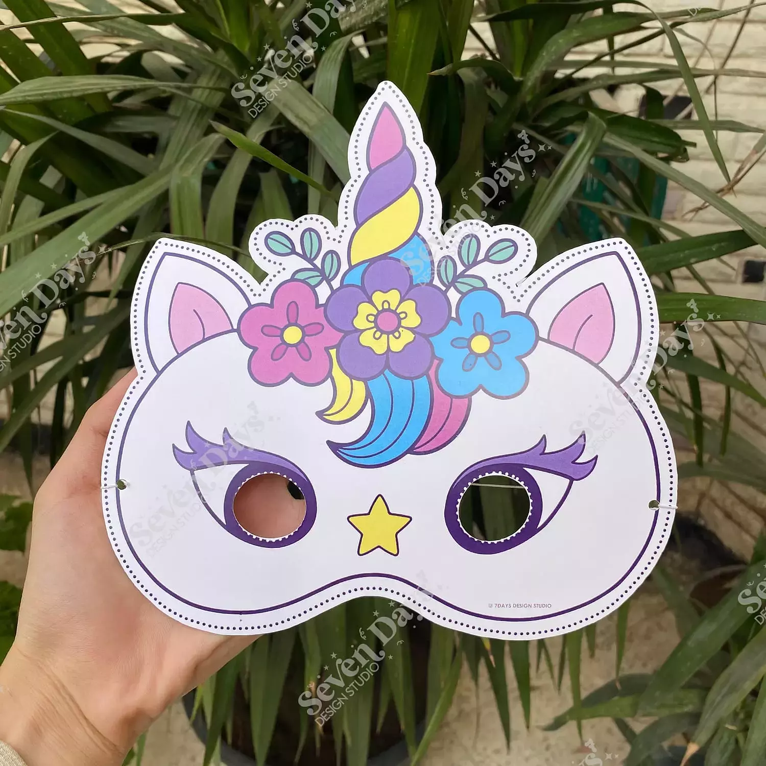 Unicorn Hat-Crown-Mask image