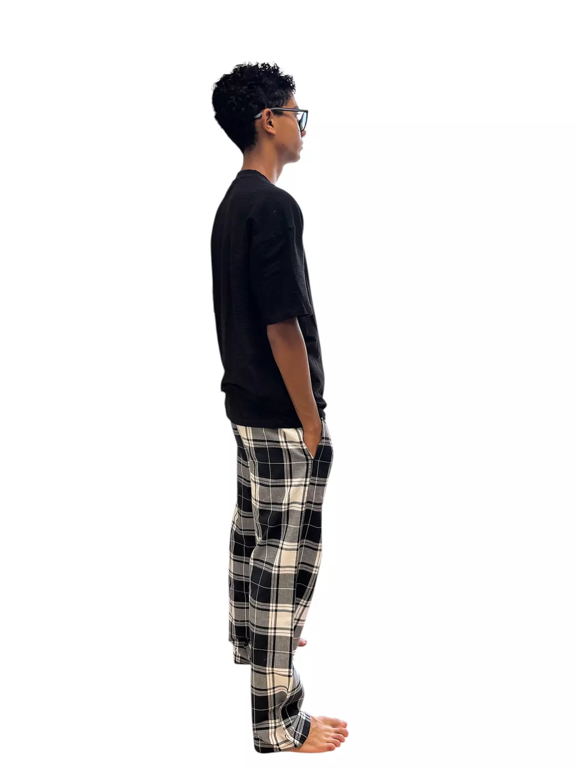 Monochrome - Summer Pyjama Pants | River Nile Clothing 2